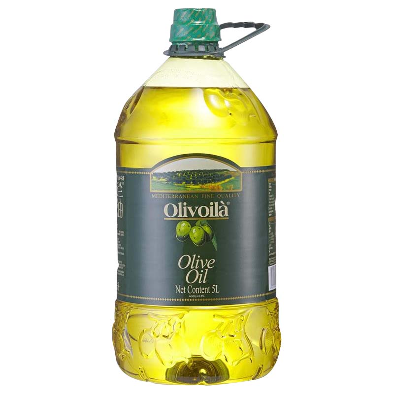欧丽薇兰 Olivoila 食用油 橄榄油 压榨纯正橄榄油5L